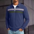 thumbnail image 1 of Men Casual Cardigan Sweaters Full Zipper Closure Long Sleeve Waffle Jackets, 1 of 6
