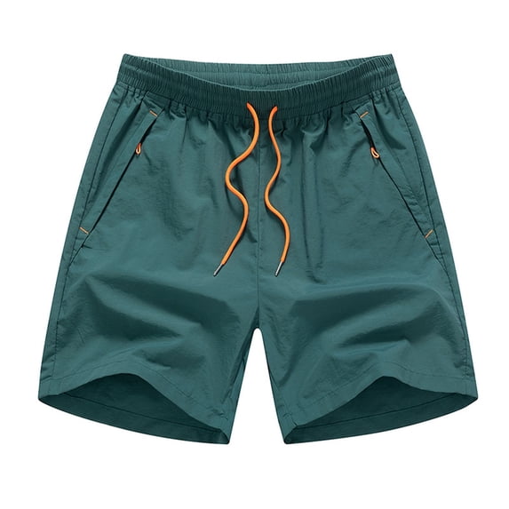 Men Casual Comfy Fashion Solid Shorts Regular Elastic Waist Beach Pants Workout Shorts Going Out Comfort Colors Loose Elasticity Gifts For Men