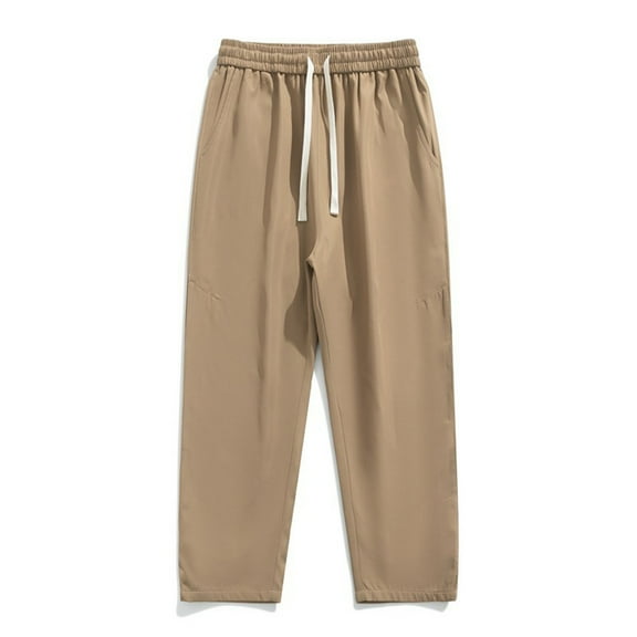 Men Casual Fashion Plus Size Loose Jeans Street Wide Leg Trousers Pants