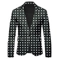 thumbnail image 1 of Men Casual Formal Suit Blazer Slim Jacket Coat Dress Business Work Button Tops, 1 of 7