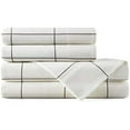thumbnail image 1 of Emily 100% Egyptian Cotton Sheet Set | Dream At Home Collection | 500 Thread Count Sateen Sheets | King & Queen Size Beds | Great Color (Square, Queen Set), 1 of 2