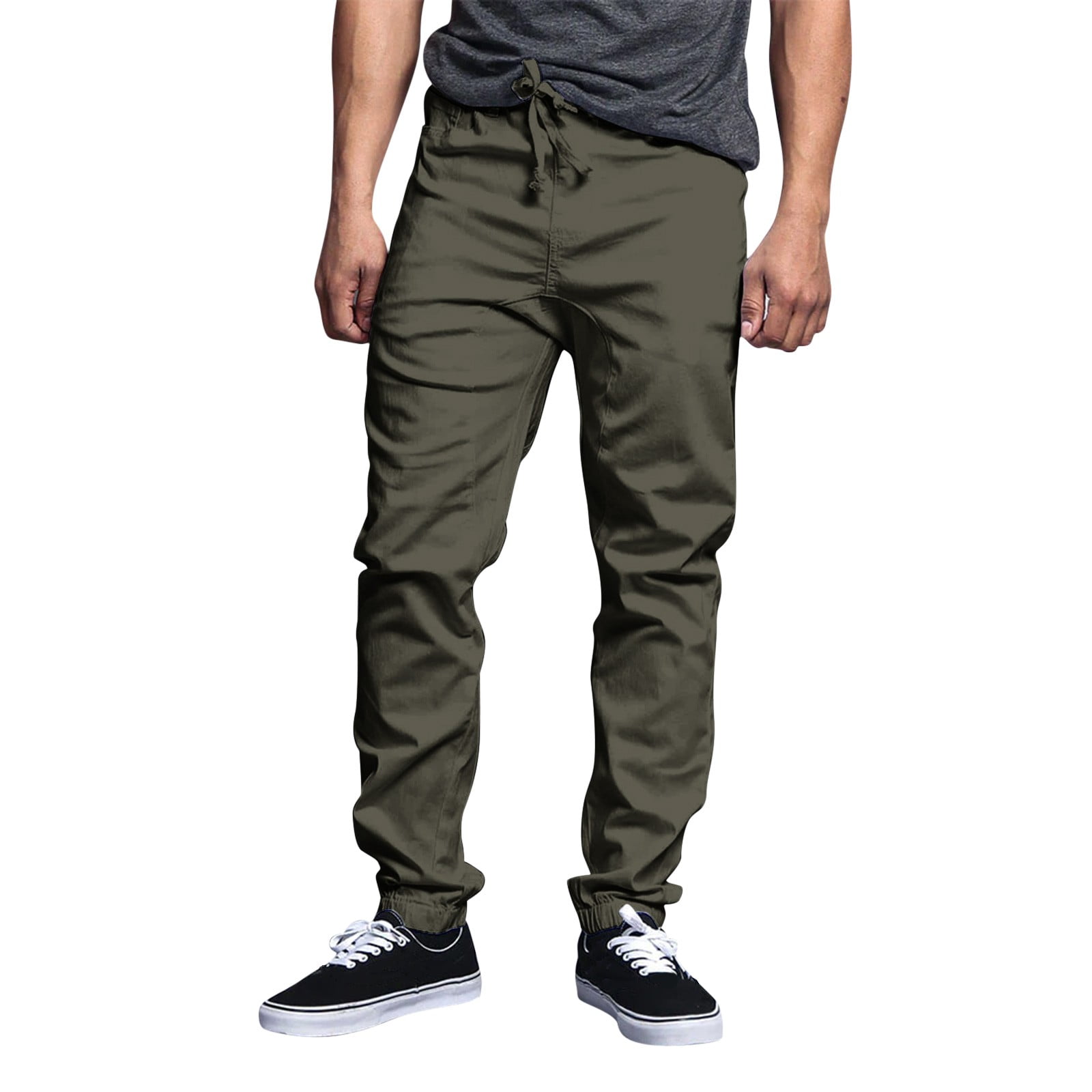 YDOJG Men Casual Pants Four Seasons Street Leisure Sports Jogging 