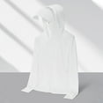 thumbnail image 1 of Men Casual Print Sports Hooded Long Sleeve Zipper Sun-proof High Elastic JacketLong Puffer Aran Wool Cardigan White Linen Cardigan, 1 of 4