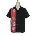 thumbnail image 1 of Men Casual Shirts Panel Pattern Button Down Shirt, 1 of 6