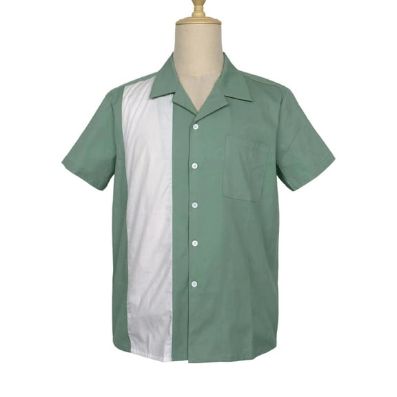 Men Casual Shirts Solid Pattern Button Down Shirt