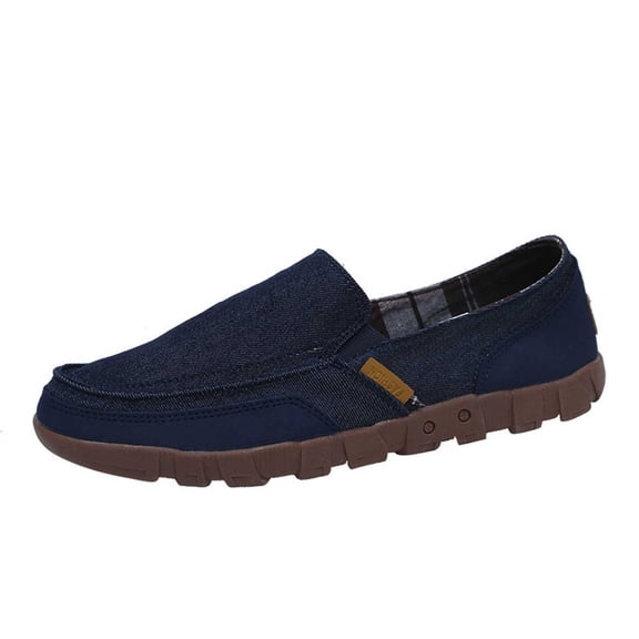 Men Casual Shoes Casual Canvas Shoes Breathable Comfortable Flat Loafers Stylish Lightweight Fashionable Footwear for Everyday Wear