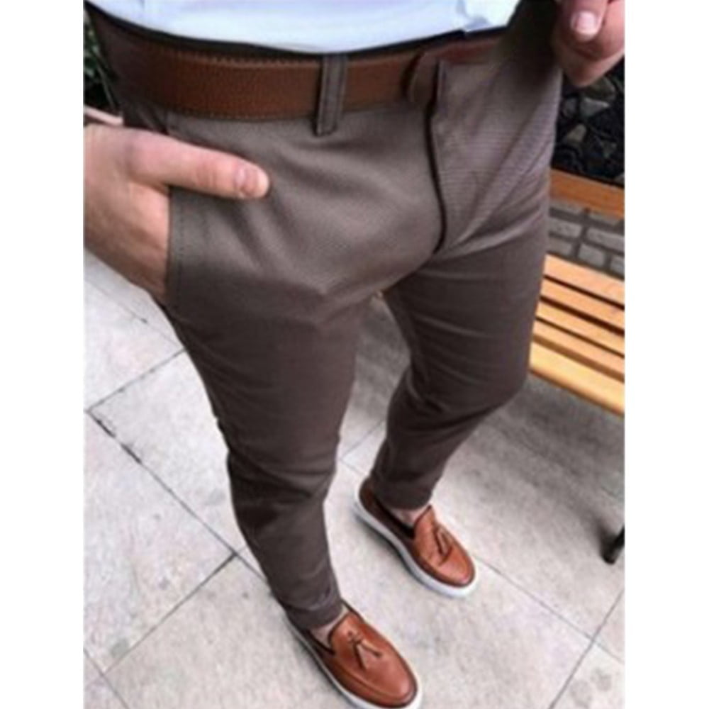Buy JEENAY Synthetic Formal Pants for Men | Mens Fashion Wrinkle-free  Stylish Slim Fit Men's Wear Trouser Pant for Office or Party - 40 US, Black  Online at Best Prices in India - JioMart.