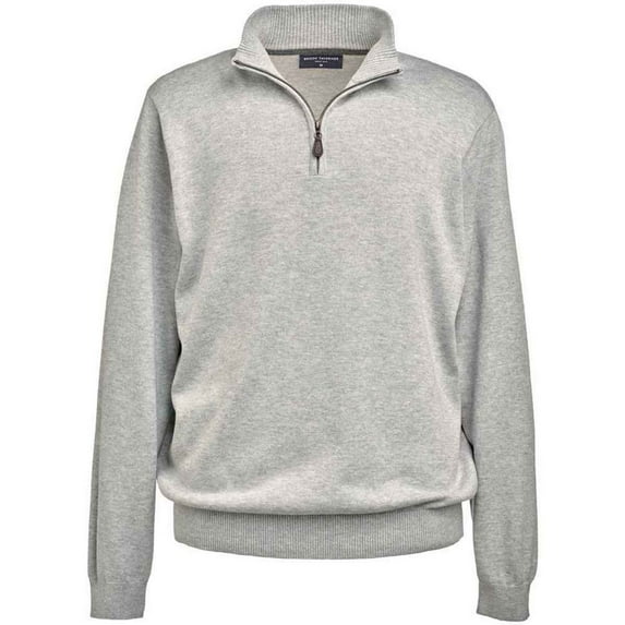 Brook Taverner Mens Dallas Zip-Neck Sweater
