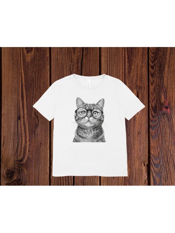 Men Cat Graphic Casual T-Shirt