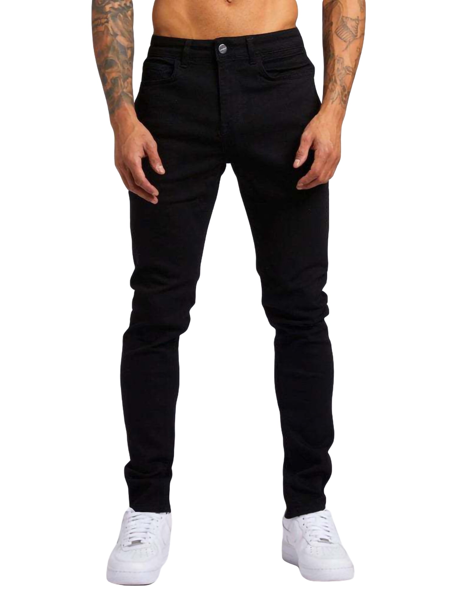 2021 New Fashion Men Jeans Retro Black Blue Slim Fit Ripped Jeans Men Scratch  Denim Pants Streetwear Vintage Designer Jeans - Jeans - AliExpress