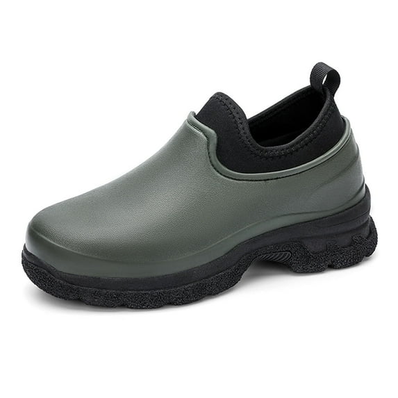Men Chef Shoes Non Slip Oil Resistant Waterproof Safety Work Shoes Comfortable Nursing Nurse Shoes for Gardener Men Women Indoor and Outdoor Chef Clogs for Kitchen Office Seaside