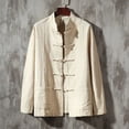thumbnail image 1 of Men Chinese Traditional Kung Fu Tai Chi Coat Tang Suit Uniform Jacket Clothing, 1 of 10