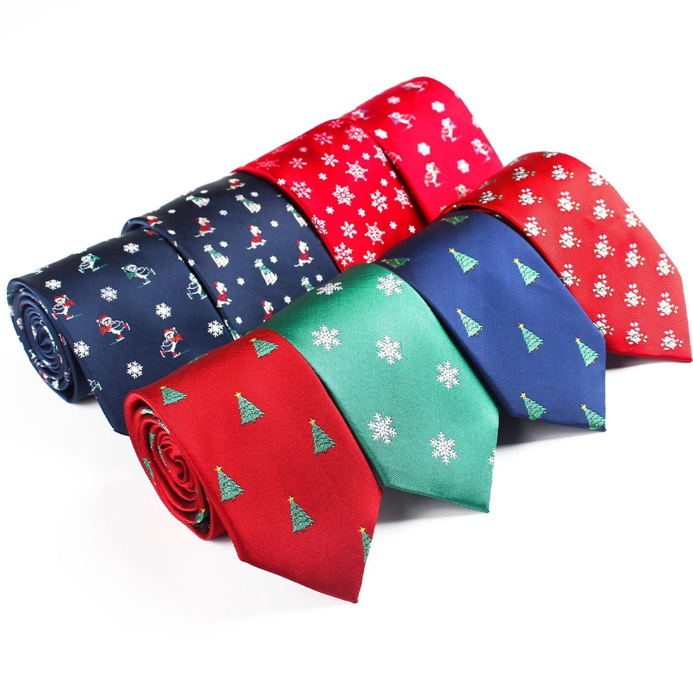 Men Christmas Neck Tie Necktie Christmas Costume Accessory Man's