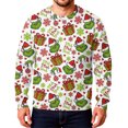 thumbnail image 1 of Men Christmas Shirt Funny Ugly Christmas Sweatshirt Men Hot Pink XL, 1 of 4