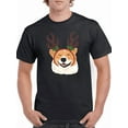 thumbnail image 1 of Men Christmas T-Shirt Black Holiday Graphic Tee Funny Festive Santa Xmas Shirt Gift for Him, 1 of 7