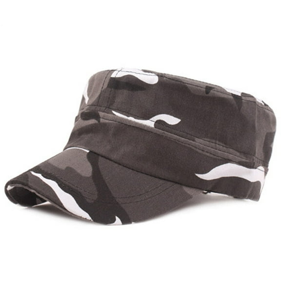 Men Classic Army Baseball Camouflage Hat Cadet Combat Military Summer Flat Cap