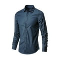 thumbnail image 1 of Men Classic Fit Long Sleeve Wrinkle Resistant Button Down Premium Dress Shirt, 1 of 7