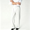thumbnail image 1 of Men Classic Fit Wrinkle Free Stretch Khaki Straight Business Trousers S-XL, 1 of 8