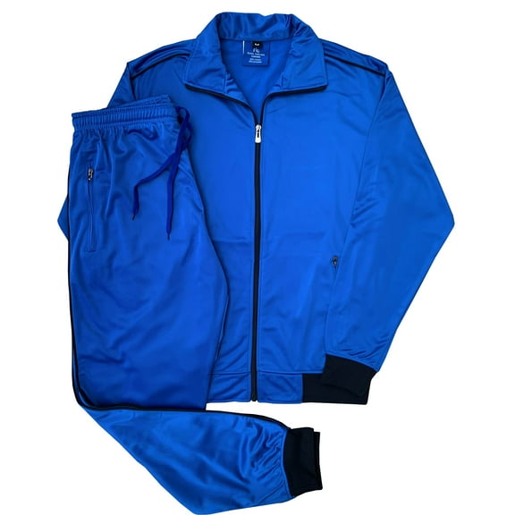 Men Classic Jogger Active Track Jacket and Track pants Joggin Suit