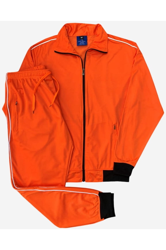 Men Classic Jogger Active Track Jacket and Track pants Joggin Suit