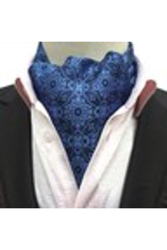 Men Classic Paisley Polka Dots Floral Cravat Scarves Ascot Wedding Party Necktie