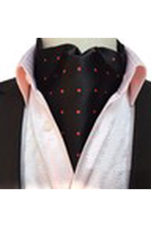 Men Classic Paisley Polka Dots Floral Cravat Scarves Ascot Wedding Party Necktie