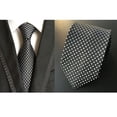 thumbnail image 1 of Men's Paisley Floral Jacquard Woven Tie Wide Wedding Party Formal Necktie, 1 of 1