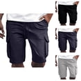 thumbnail image 1 of Men Classic Straight Leg Shorts – Minimalist Solid Athletic Shorts, Casual Sport Shorts For Street Wear Travel Everyday Styling, 1 of 5
