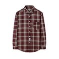 thumbnail image 1 of Men Clearance LYXSSBYX Big and Tall Mens Shirts Long Sleeve New Casual Fashion Men's Plaid Shirt Loose Youth Long Sleeve Shirt Men's Casual Shirt Coat, 1 of 6