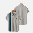 thumbnail image 1 of Men Clearance LYXSSBYX Mens Shirts Short Sleeve Button down Men's Summer Fashion Hawaiian Style Short Sleeve Casual, 1 of 5