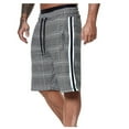 thumbnail image 1 of Men Clearance LYXSSBYX Mens Shorts Cargo Big and Tall Men Sweatpants Casual Elastic Joggings Sport Stripe Baggy Pockets Shorts, 1 of 5