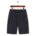 thumbnail image 1 of Men Clearance LYXSSBYX Mens Shorts Clearance Men's Solid Color Breathable Mesh Quick Dry Elastic 5-Point Leisure Sports Beach Pants, 1 of 3