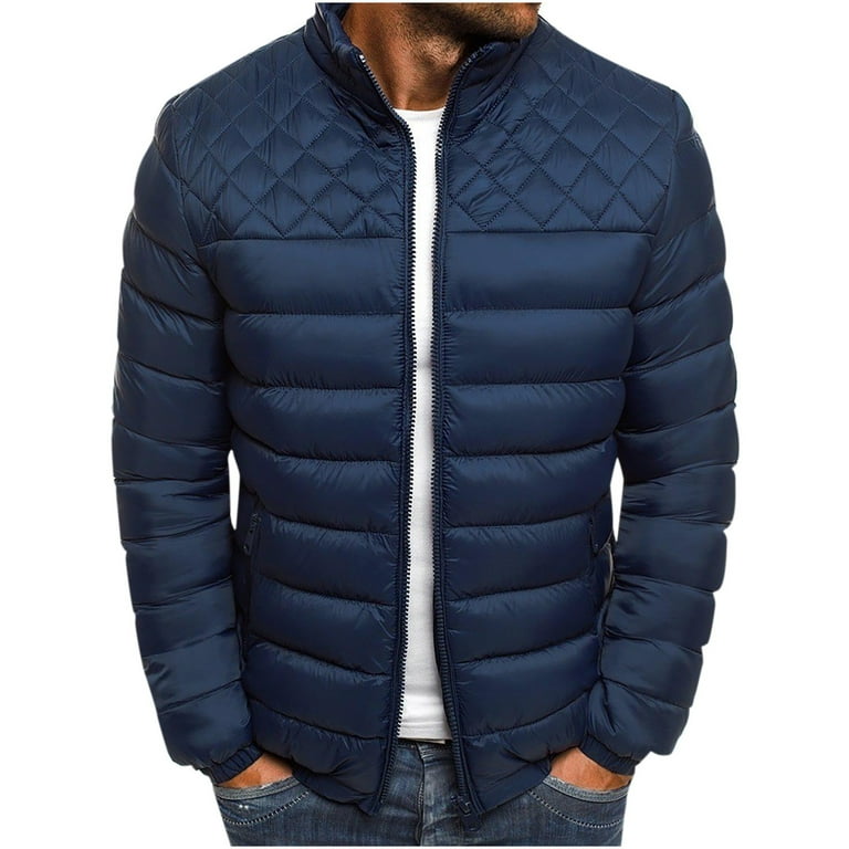 Men's rhombus winter jacket sales