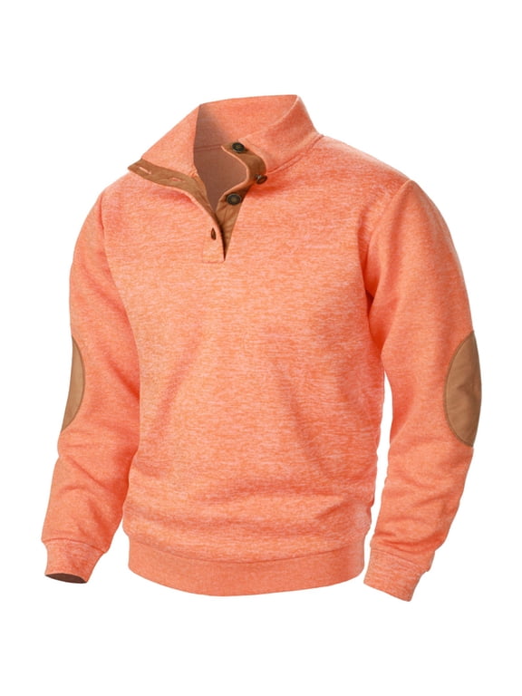 Men Clothes Plus Size Mens Long Sleeve Shirt Solid Color Button Up T Shirts Casual Loose Fit Gym Sportwear Streetwear Tee Shirts