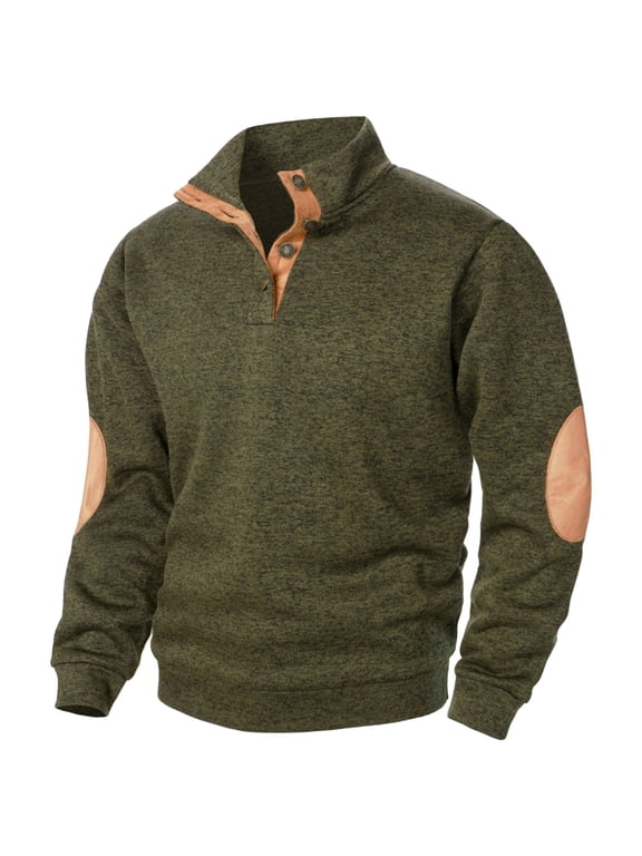 Men Clothes Plus Size Mens Long Sleeve Shirt Solid Color Button Up T Shirts Casual Loose Fit Gym Sportwear Streetwear Tee Shirts