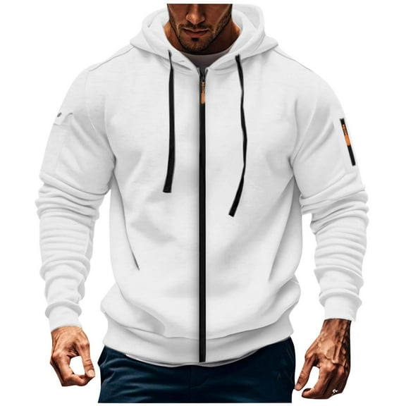 Men Clothing, Tactical Hoodies for Men Military - Mens Full Zip Hooded Sweatshirt Fleece Lined Western Style Casual Workout Hoodie