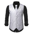 thumbnail image 1 of Men Coats Fashion Stripes Retro Casual Suit Vest Autumn Winter Clothes, 1 of 3