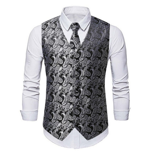 Men Coats Fashion Stripes Retro Casual Suit Vest Classic Stylish Business Overcoat