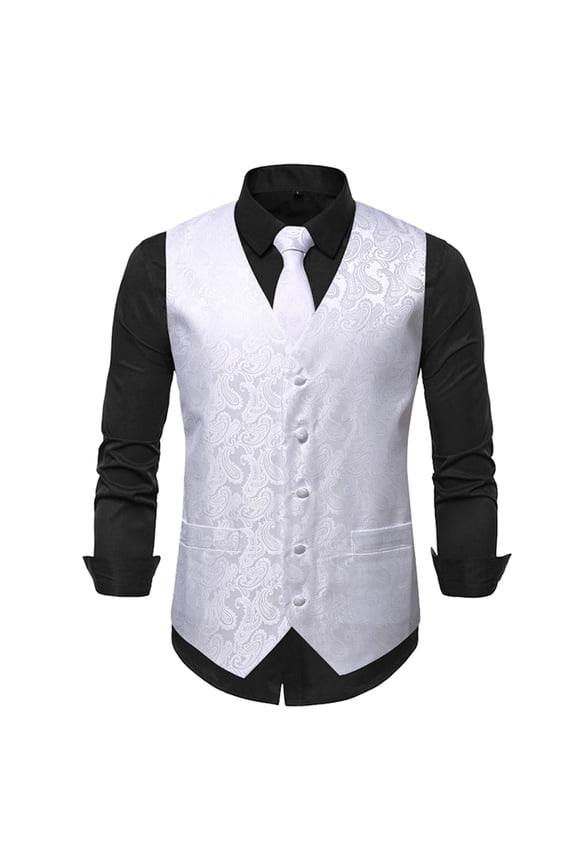 Men Coats Fashion Stripes Retro Casual Suit Vest Classic Stylish Business Overcoat