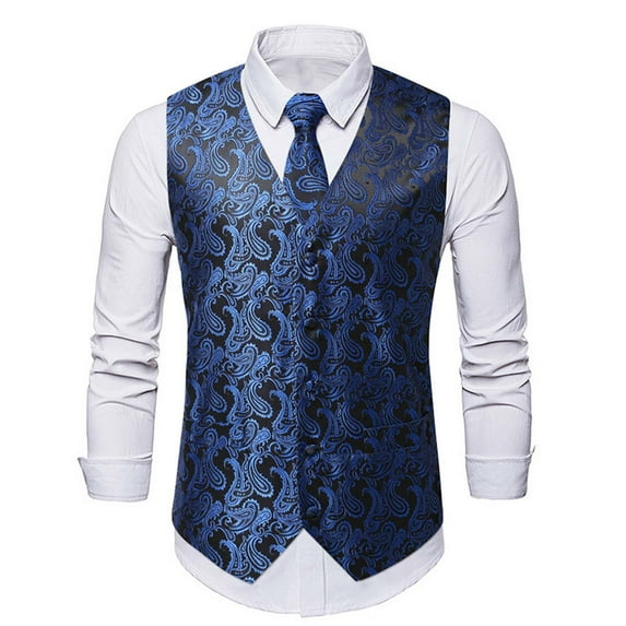 Men Coats Fashion Stripes Retro Casual Suit Vest Comfy Outerwear