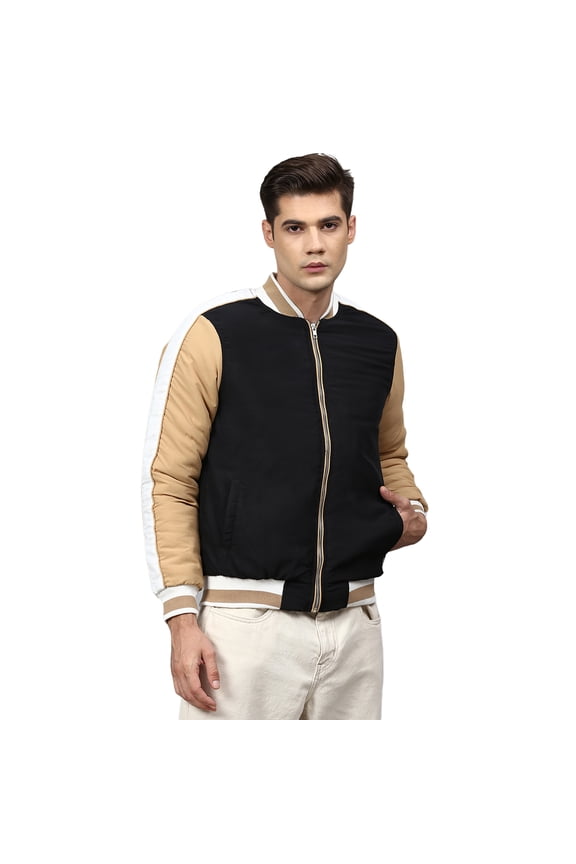 Men Colorblock Stylish Windcheater Casual & Bomber Jacket
