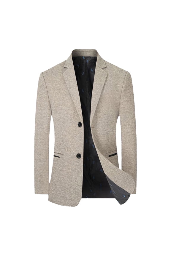 Men Comfortable Fashion Prom Button Suit Jacket Formal