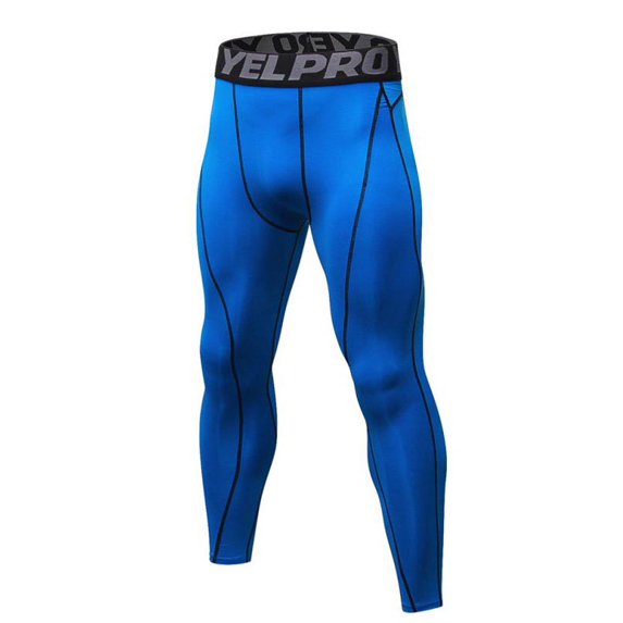 Men Compression Gym Sport Long Pants Quick Dry Leggings Trousers