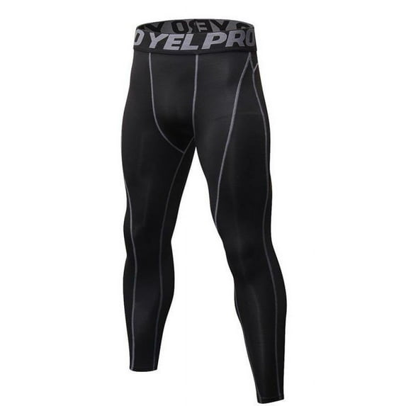 Men Compression Gym Sport Long Pants Quick Dry Leggings Trousers