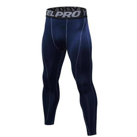 Men Compression Gym Sport Long Pants Quick Dry Leggings Trousers