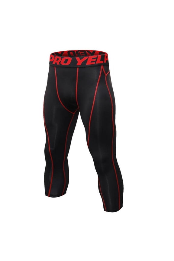 Men Compression Pants Dry Sports Baselayer Running Workout Tights Leggings 1PC