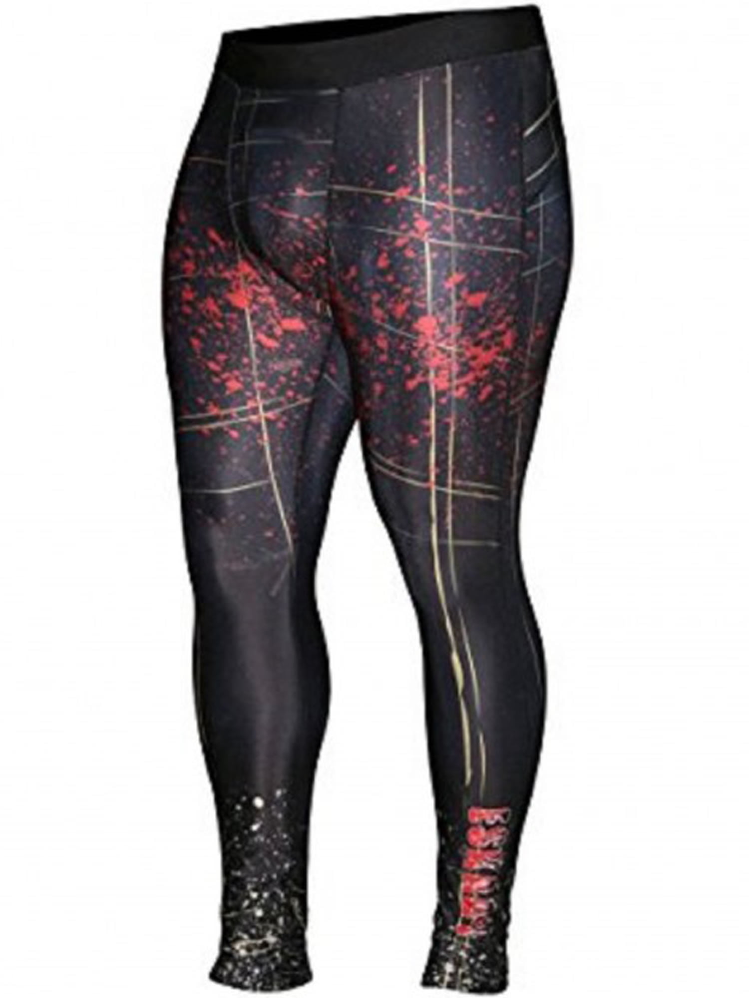 Men Compression Pants Running Tights Pro Combat Compression Tights Base  Layer Black Small 