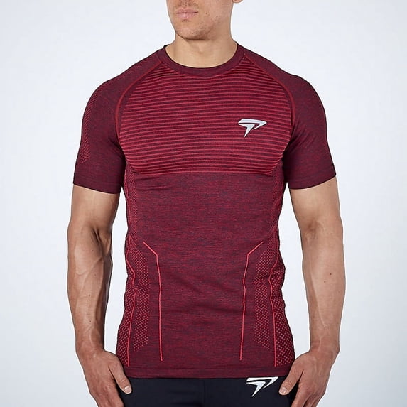 Men Compression Short Sleeve T-shirt Gym Fitness Bodybuilding Shirt Male Summer Tight Quick dry Tee Tops Brand Training Clothing