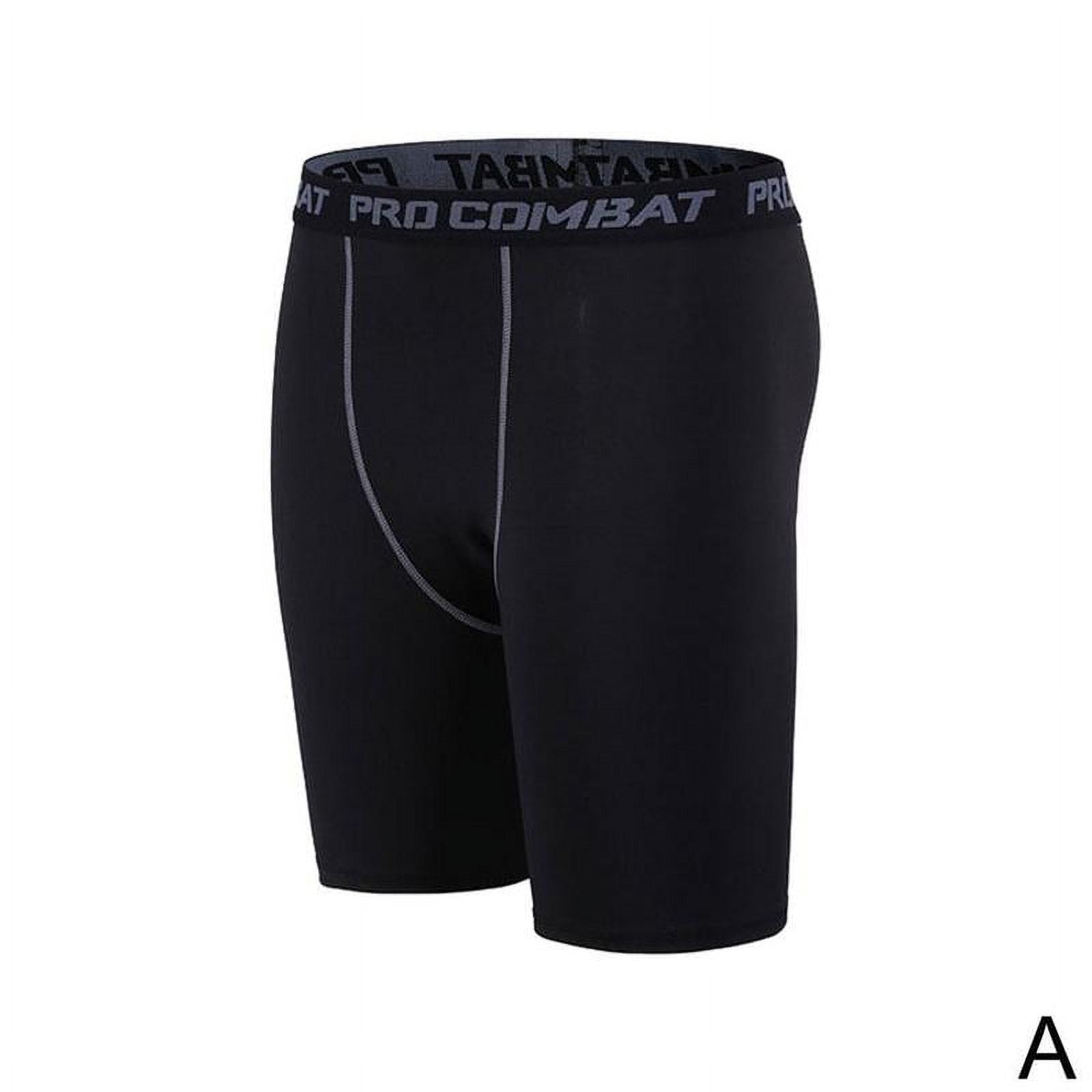 Men Compression Shorts Base Layer Briefs Pant Thermal Running Fitness Yoga H7H3