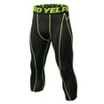 thumbnail image 1 of Men Compression Shorts Gym 3/4 Pant Base Layers Running Sport Tights Leggings, 1 of 6
